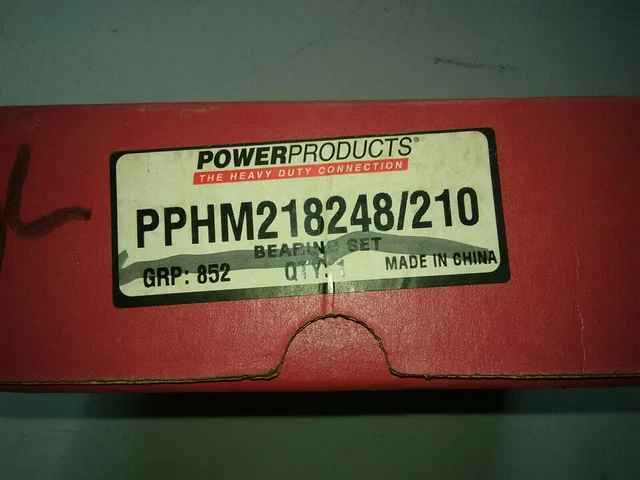 NEW Power Products Bearing Sets Hm218248 / 210