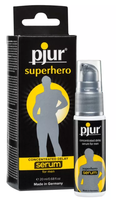 20ml Pjur Superhero Concentrated Delay Serum - Verzögerungsspray für Männer