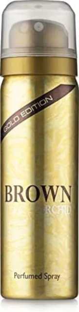 Brown Orchid Gold Edition 80ml Eau De Parfum Perfume Spray By Fragrance Unisex 3