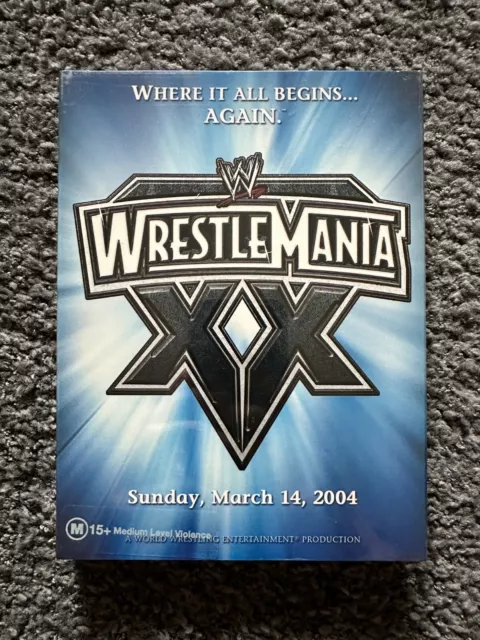 Brand New Sealed WWE Wrestlemania XX - 3 Disc Set DVD