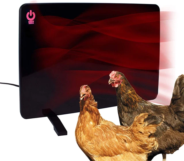 Cozy Products CL Cozy Safe Chicken Coop Heater 200 Watts Safer than Brooder Lamp