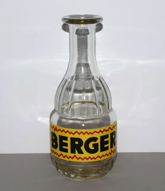 BERGER Glass Advertising Carafe - Bistro Object