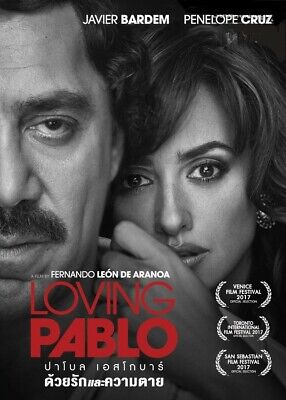 Loving Pablo (2017) DVD R0 PAL - Penelope Cruz, Escobar Drug Lord Mafia Biopic