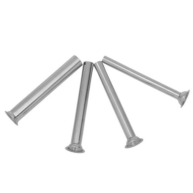 4 teiliges Set von Edelstahl Wurstfüller Füllrohren für Wurstmachen