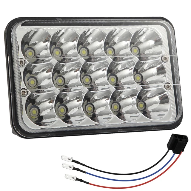 1Pc 150W 4x6 Offroad LED Lichtleiste SUV LKW Lampe Flut Nebel Straßenboot