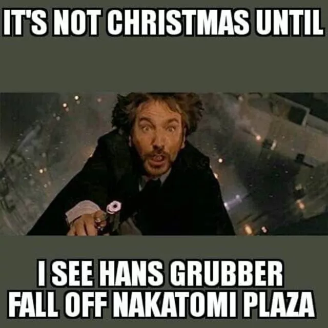 Die Hard Nakatomi Plaza High Rise Building Alan Rickman Signed Xmas Count Down 2