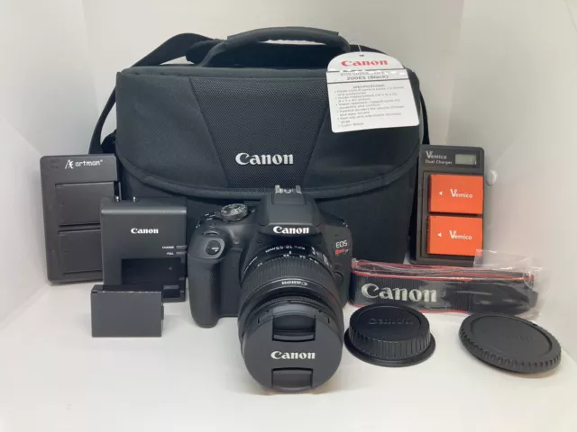 Canon EOS Rebel T7 24.1MP 18-55mm Lens DSLR Camera with Bag
