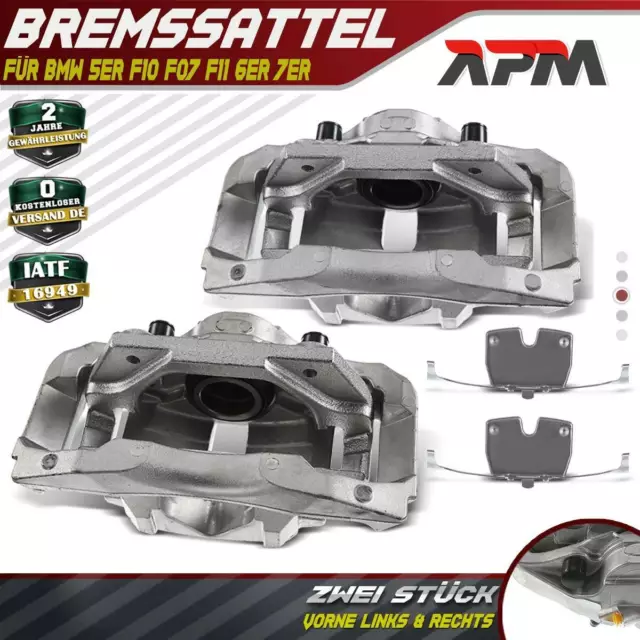 2x Bremssattel mit Träger vorne L+R für BMW 5ER F10 F07 F11 6er F06 F13 7er F01