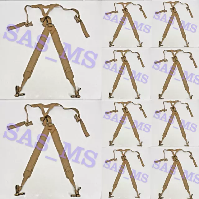 10X Usmc Coyote Chest Rig Tactical Assault Panel Harness Assembly Shoulder Strap