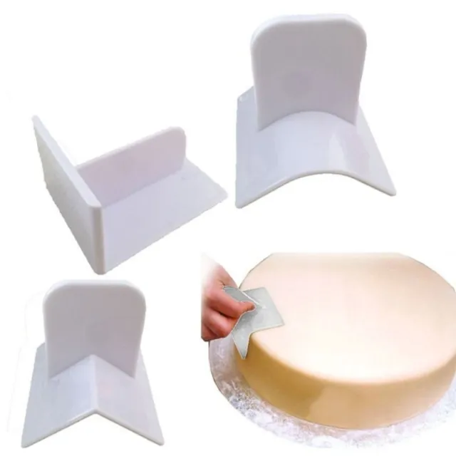 Tool Baking Frosting Cake Decorating Tool Polisher Icing Scraper Edge Smoother
