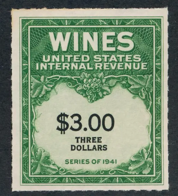 United States (Us) Re154 Unused F- Vf Nh $3.00 Wine Ngai