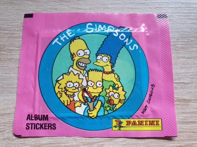 Panini 1 Tüte The Simpsons Bustina Pack Packet Pochette Album Stickers