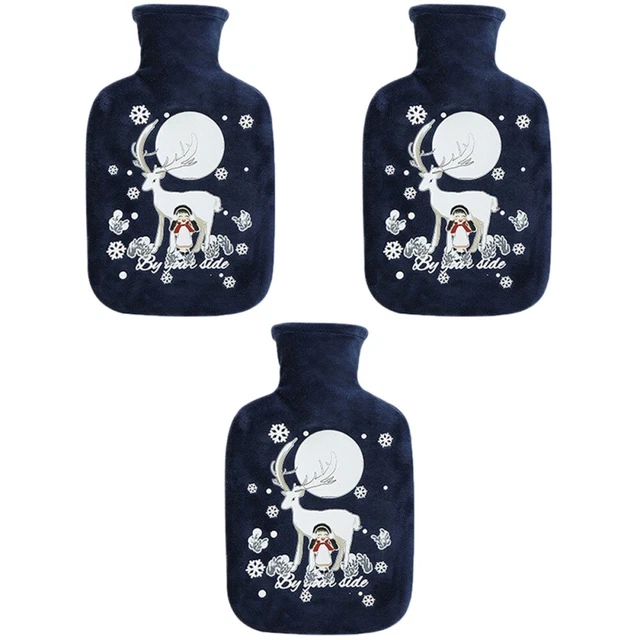 3 pcs Natale Sacchetto di Acqua Copertina Bambini Bottiglia di Acqua Calda