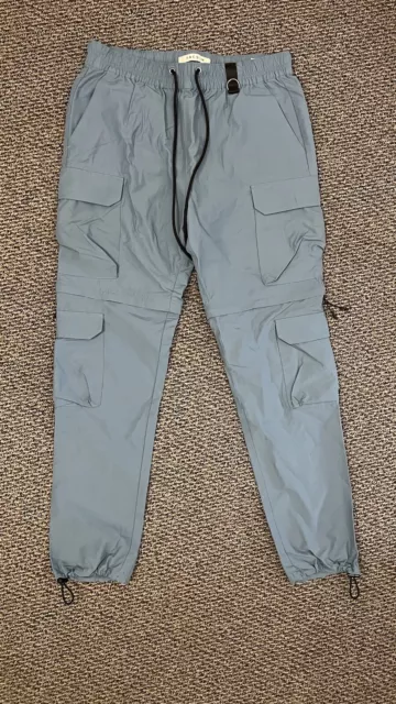 PacSun Slim Cargo 2in1 Pants In Light Blue Size S Men EUC