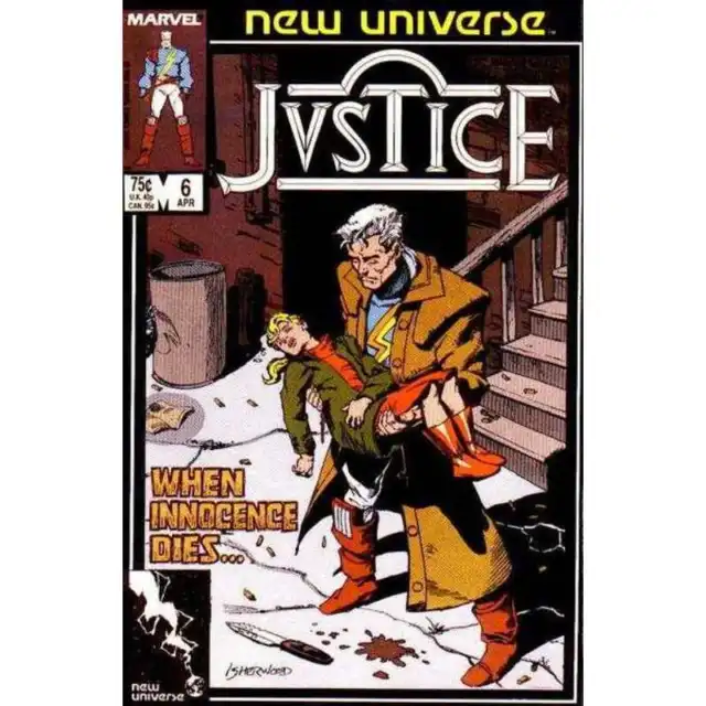 Justice (1986 series) #6 in Very Fine + condition. Marvel comics [i/