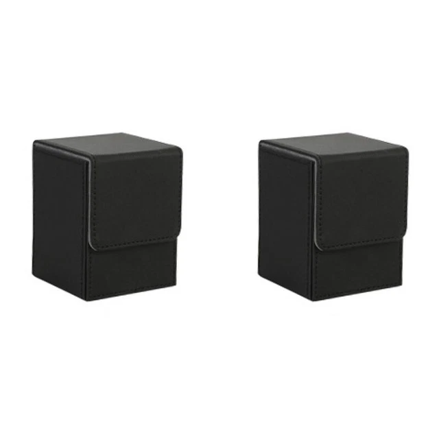 2X Estuche de cartas Mazo Caja Mangas Cartas Mazo Caja de juego para Encuadernos Yugioh: 10D5K3