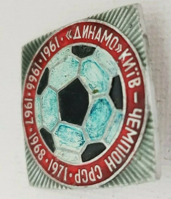 Pin’s Vintage Dinamo Kiev – Badge De Club De Foot Ukrainien, Collection Années Soviétiques