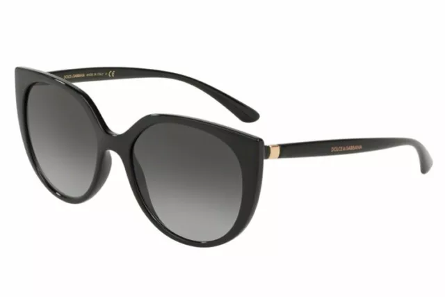 Brand New Dolce & Gabbana Dg 6119 501/8G Black/Grey Gradient Sunglasses 54-17