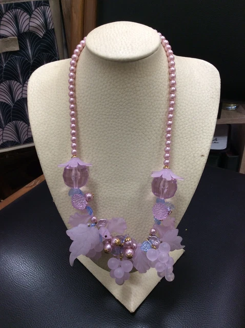 Collier Vintage Fantaisie Doré - Occasion - Bijou Rétro élégant