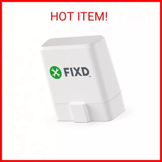 FIXD Bluetooth OBD2 Scanner, Car Code Reader & Scan Tool, iOS & Android (1 pack)