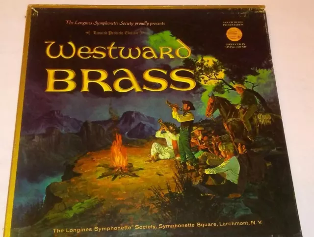 Westward Messing Vinyl 5 Album Box Set 1968 Die Longines Symphonette Society Ex