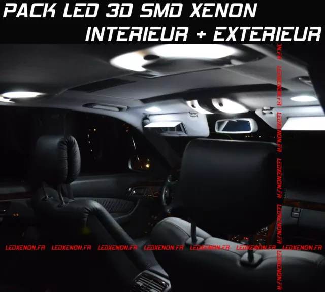 15 Ampoule Led Smd Xenon Fiat Nuova 500 500C 2007-2012 Pack Tuning Kit Led Blanc