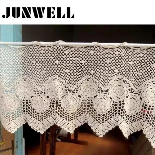 Fashion Vintage French Style Curtains Valance Curtains Handmade Needle Crochet 2