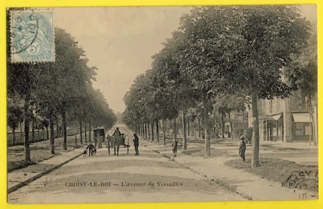 cpa FRANCE 94 - CHOISY le ROI (Val de Marne) L'Avenue de VERSAILLES