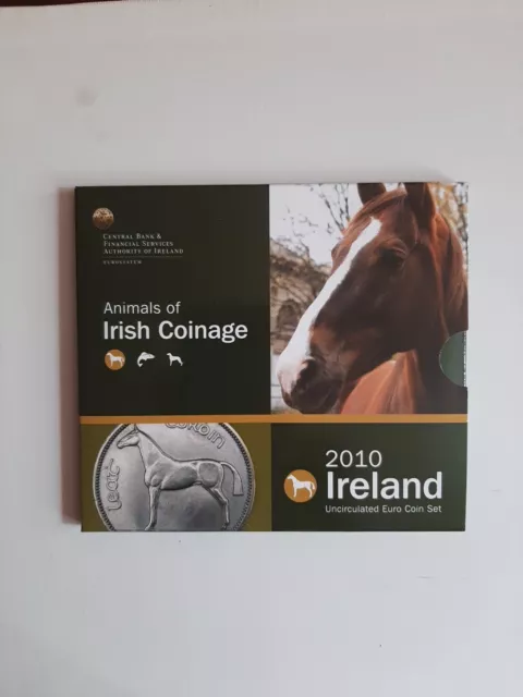 KMS Coin Set Kursmünzensatz Irland Ireland Ire Animals Horse Pferd 2010 ║ M12