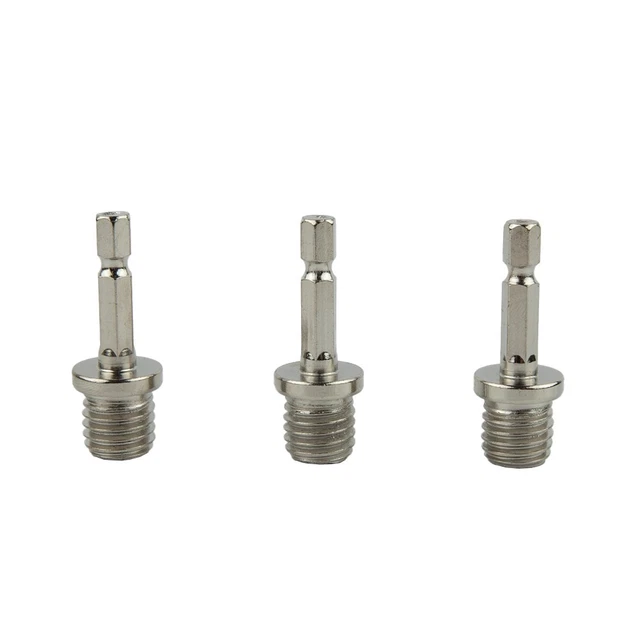 Fixinus Lot de 2 mandrins de perceuse sans clé – Adaptateur de foret à tige hexagonale de 6,3 mm, convertisseur à changement rapide, adaptateur de Fixinus Lot de 2 mandrins de perceuse sans clé – Adaptateur de foret à tige hexagonale de 6,3 mm, convertisseur à changement rapide, adaptateur de