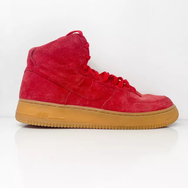 Nike Womens Air Force 1 Hi 749266-601 Red Basketball Shoes Sneakers Size 12