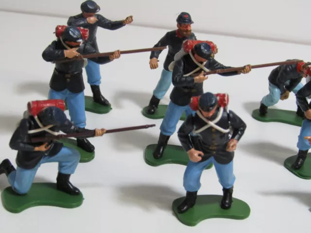 Britains Swoppet American Civil War Plastic Toy Soldiers Lot 2