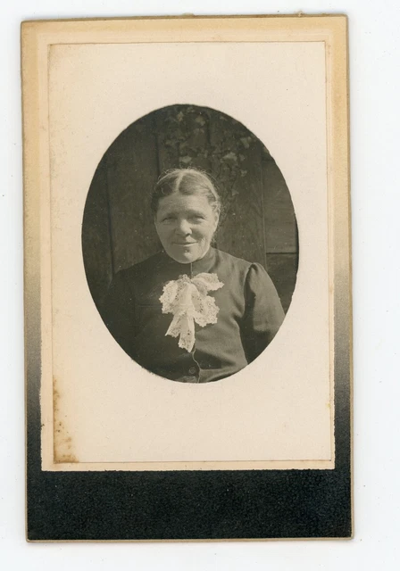 Photo CDV Originale - Portrait De Femme, Mode Vers 1890 - Altenburg, Allemagne