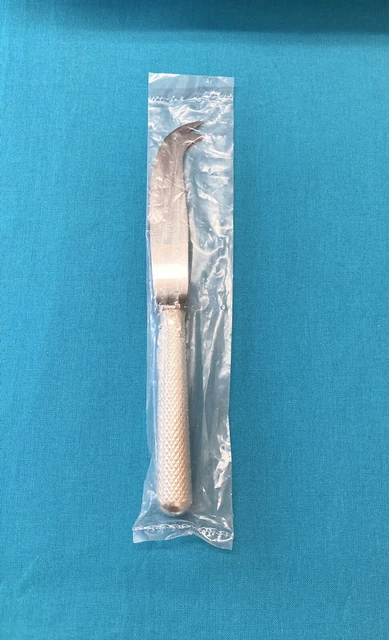 NEUF couteau à fromage ERCUIS modèle DIAMANT collection MIROIR métal argenté