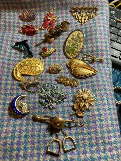 Vintage and more recent Costume Brooches, Choose from this Fabulous Selection