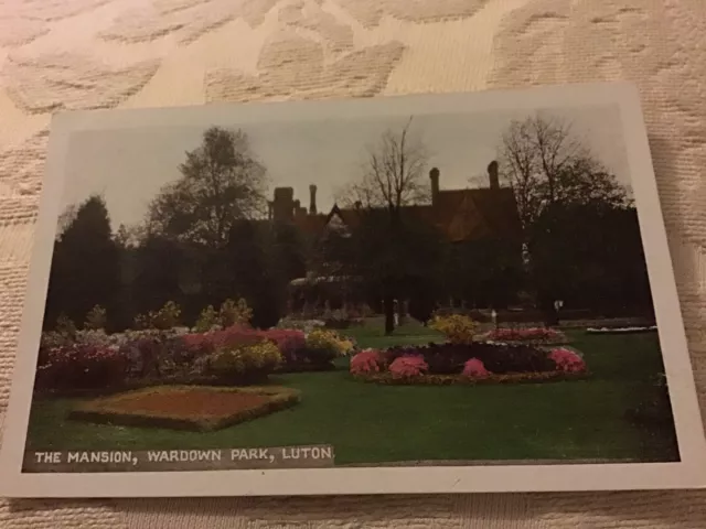 The Mansion, Wardown Park, Luton, Bedfordshire, Unposted Vintage Postcard