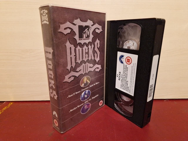 Mtv Rocks Disc2 MTV ROCKS - G'n'R - Everclear - Faith No More - Kiss - PAL VHS Video ...