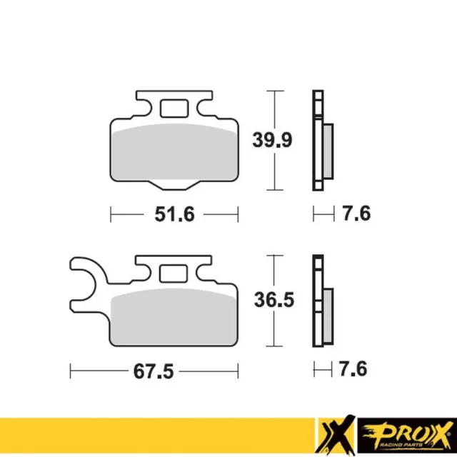 Plaquettes De Frein Kh302 Kawasaki Kx 65 '00-20, Suzuki Rm 65 '03-05 A