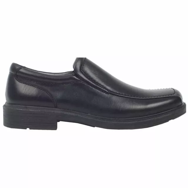 Mens Black Deer Stags 902 collection Greenpoint Slip On Bike Toe Dress Shoe 8.5M