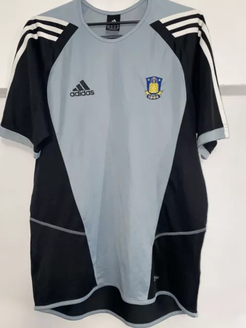 Vintage Adidas Bröndby IF Training Fußballtrikot Trikot Herren Größe S