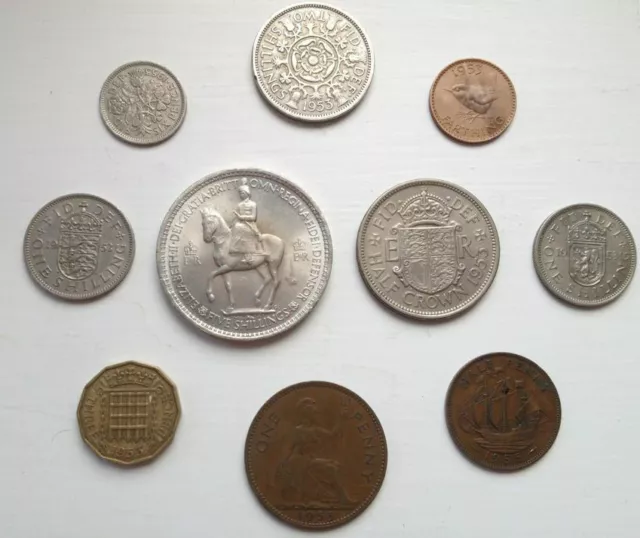 Birthday COINS Year Sets 1953 to 1967 : FREE UK POST