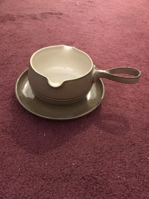 Denby Pampas Gravy Boat With Double Pourer