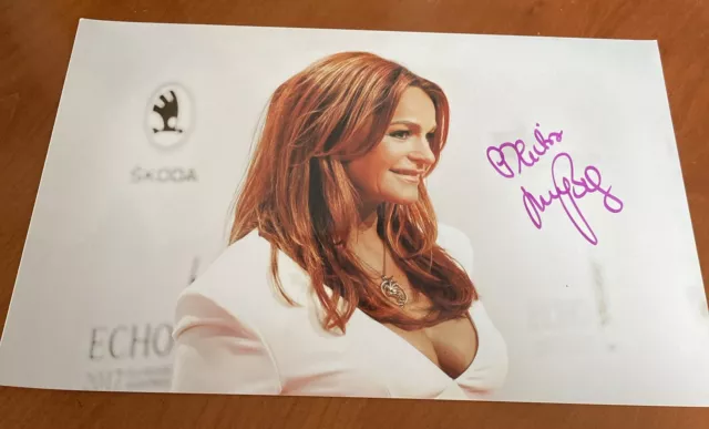 ANDREA  BERG original signiertes 20x 30 cm Foto,sexy 44