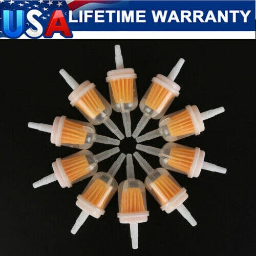 Complete Inboard Gas Engines Lawn Mower Fuel Line 10Pcs Lawn Mower 1/4" Inline Gas Fuel Filter For S298090 In Line Fuel Filter 1/4 General Motors Complete Inboard Gas Engines - Foto 9