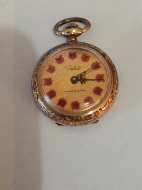Montre Femme STRATO Mécanique - 15 Rubis - Boîtier Doré - Occasion état Correct