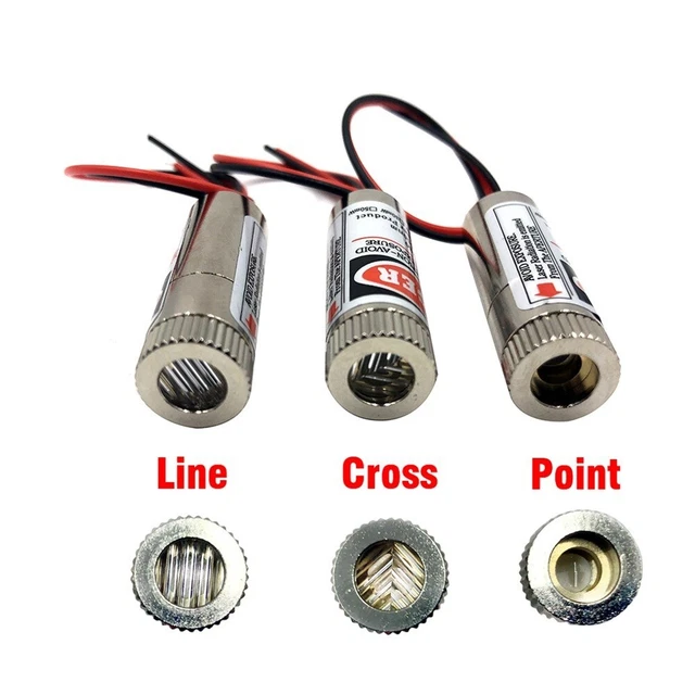 Tools Module Head Focus Laser 12x35mm 3~5V Focus Module Head Glass Can Focus