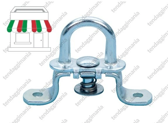 Occhielli Ovali Antiruggine 42x22 Mm Con Contropiastra - Foto 9