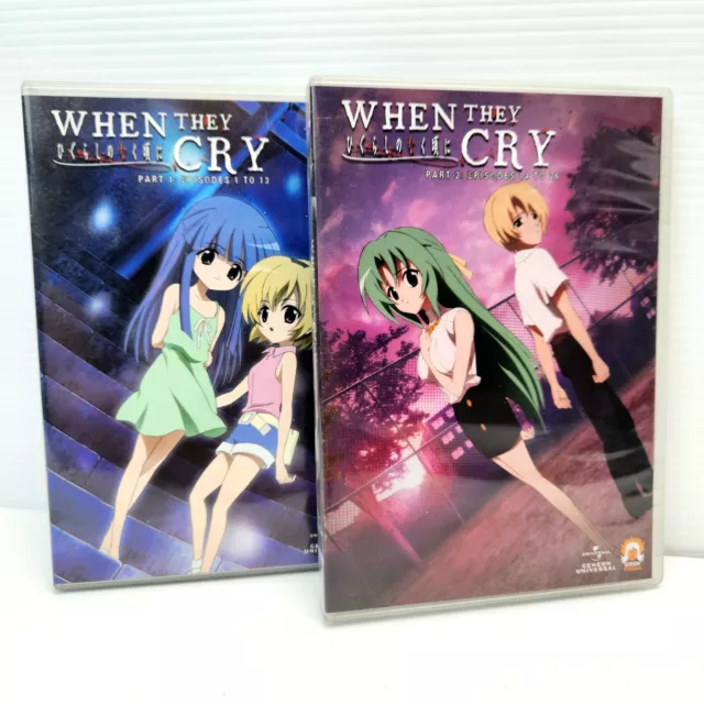 Anime DVD Higurashi no Naku Koro ni SOTSU Season 2 Vol. 1-15 End ENGLISH  VERSION