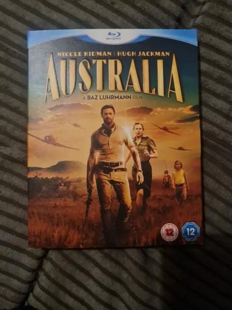 Australia (Blu-ray, 2009) Nicole Kidman Comedy Hugh Jackman [Reg 2] [UK] No Case