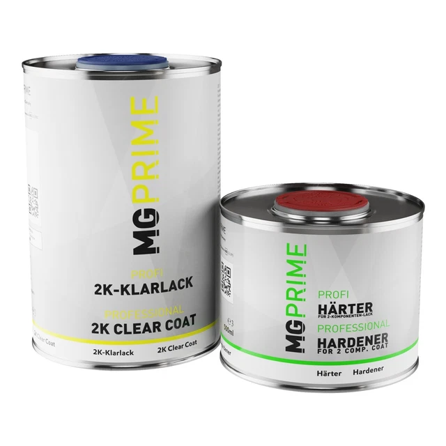 Peinture Résine 1K Bleu Foncé Métallisé Lackpoint - 1 Litre - Brillant Tendance - Pour Retouche Et Vernissage